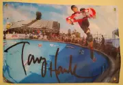 Tony Hawk Birdhouse Skateboards Banner Bowl Printed Signature Poster Adio Shoes