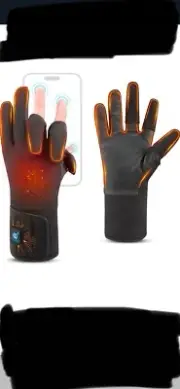Heated Gloves Men/Women M/L Rechargeable Waterproof Finger Dexterity