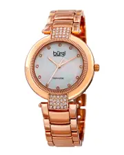 Burgi Women's Alloy Diamond Watch