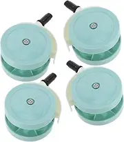Stroller Wheel 4 Pcs Replacement Noise Reduction Easy to Clean for Walker Wheelchair Accessories
