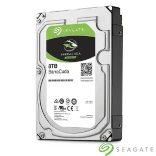 【SEAGATE 希捷】新梭魚 BarraCuda 8TB 3.5吋 5400轉 SATAⅢ 桌上型硬碟(ST8000DM004)