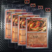 2023 Pokemon OF x4 Charmander Base # 026/197 - Taby Card™ Gem 10, 10, 9.5, 9.5