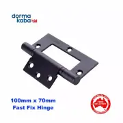 DORMA KABA 100 X 70mm Fast Fix Hinge- BLACK-