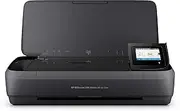 HP Officejet 250 Mobile Multifunction Printer (Printer Scanner, Copier, WLAN, HP ePrint, WiFi Direct, USB, 4800 x 1200 dpi) Black