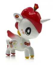 NEW tokidoki Red Flower Sofubi Unicorno Collectible Art