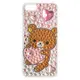 San-X 懶熊閃亮晶鑽 iPhone 5 手機保護殼。懶熊