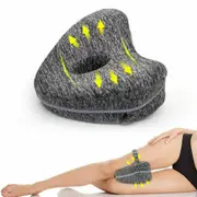 Memory Foam Leg Pillow Cushion Knee Support Pain Relief Washable Cover Bed Sofa