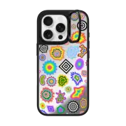iPhone 16 Pro Mirror Ring Stand Case MagSafe Compatible Shape Stickers