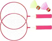 Badminton Sets - Backyard Badminton Set - Lightweight Shuttlecock Racket Outdoor Sports Toys for Family Lawn Yard Backyards Park School Patio Home Travel Leisure Play