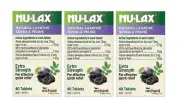 * 3 x Nulax Nu-lax Natural Laxative Extra Strength Senna & Prunes 40 Tablets