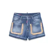 [Dsquared2] Dsquared2 Raphia Shorts 38 IT BLUE