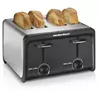 4 Slice Toaster Stainless Steel with Extra-Wide Slots Thick Bread Bagel Function