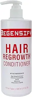 REGENSIFY Hair Regrowth Conditioner 500 ml (17 FL Oz) [Adenosine and Coenzyme Q10 Conditioner with Biotin & DHT Blockers]