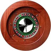 Dal Negro Montecarlo 50cm Mahogany Roulette Wheel with Precision Bearing Mechanism (Quadratto Style)