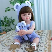 RUNGQIANY Reborn Dolls Girl - 22 Inches Handmade 55cm Reborn Baby Full Body Soft Silicone Washable Reborn Toddler Dolls Look Like Realistic Babies Children's Toys Gifts Lifelike Baby