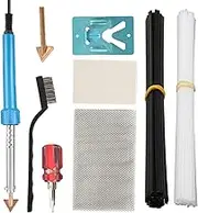 80W Plastic Welding Kit,Plastic Welder Kit with 40 Rods,1 Mesh,Wire Brush Welder s for Car, Dashboard, Kayak, Canoe, us