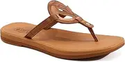 [ONCAI] Womens Flip Flops Fashion Flat Sandals Summer Vacations Casual Cute Slip On Dressys Sandals for Woman Size 6-11