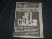 1998 SEP 3 NEW YORK DAILY NEWS NEWSPAPER - JET CRASH OFF NOVA SCOTIA - NP 4043
