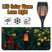 12/96 LED Flame Lawn Lights Solar Powered Lamp Night Light Multicolor Water