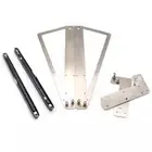 Home DIY Murphy Wall Bed Mechanism Hydraulic Hinge Hidden Fold Bed Hardware Kits