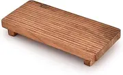 Indus Lifespace Pedestals Acacia Wood Pedestals for Decor Display for Kitchen and Bathroom Décor - Counter Display, Plant Stand, Jewelry Holder (9" x 4" x 1.5")