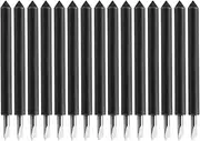Create idea 15Pcs Vinyl Cutting Blades 45 Degrees Fine Point Blade Compatible with Cricut Maker Maker3 Compatible with Explore Air Air2 23.8x17.3x4.7mm(Black)
