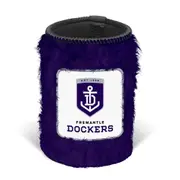 Fremantle Dockers AFL Fluffy Furry Stubby Holder Can Cooler