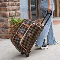 在飛比找蝦皮商城精選優惠-【台灣出貨】時尚拉桿行李袋男女款拉桿包 大容量防水旅行袋拉桿