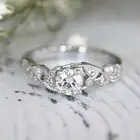 Full Eternity Unique Design Silver Moissanite 1.84 CT Round Cut Anniversary Ring
