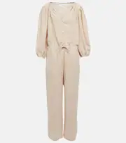 [Velvet] Velvet Dione linen jumpsuit AU 10 beige