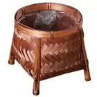 Garden Planters Basket Bamboo Weaving Artware Desk Decorative Flowerpot Case New