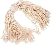 TEHAUX 1000Pcs Cotton Tag String Fasteners for Garments Clothing Accessories Durable Hanging Ropes Versatile Tagging for Jewelry Hats Present Tags and More