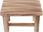 GRIRIW Solid Wood Stool Outdoor Step Stool Short Stool for Sitting Step Stools for Adults Wood Stool for Small Stool Wood Shoes Changing Stool Small Wood Step Stool Wooden
