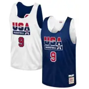 Michael Jordan USA Basketball Mitchell & Ness Dream Team Reversible Jersey Small