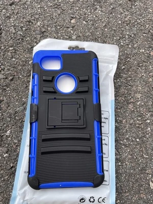 Google Pixel 2 XL Rugged Hybrid Case with Kickstand & Belt Clip