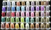 50 Cones 550Y Variegated Colors Polyester Embroidery Machine Multi-color Threads