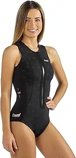 Cressi 2 mm Short Neoprene Wetsuit for Swimming, Snorkeling, Paddleboarding - Ergonomic Cuts, Front-Zip - Termico: Designed in Italy