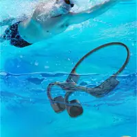 在飛比找ETMall東森購物網優惠-真無線骨傳導藍牙耳機游泳防水運動跑步頭戴式掛耳式音樂超長待機