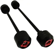 Front Axle Fork Slider for Aprilia RSV4 / RSV4RR 2021-2024 Motorcycle Left Right Drop Protection Pad (Red)