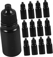 BEBEMOKO 24Pcs Light Blocking Eye Dropper Bottles Essential Oil Containers Leak Squeeze Bottles for Travel and Household Use for Liquid Dispensing and Storage