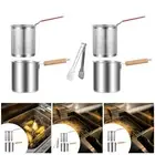 Deep Fryer Pot Kitchen Frying Pan Deep Frying Pot for Chicken French Fries