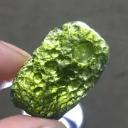 32.75Ct Genuine MOLDAVITE Czech Republic Certificate of Authenticity