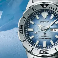 在飛比找PChome24h購物優惠-SEIKO 精工 PROSPEX系列 愛海洋 冰島企鵝腳印 