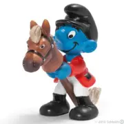Smurfs Hobby Horse Rider Smurf Olympic Sports Figure RARE 2011 Figurine 20743
