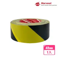 在飛比找momo購物網優惠-【HarVest】原廠 防水布膠帶 警示款 48mm*25M