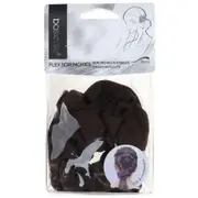Basicare Soft And Comfortable Scrunchie Flex Large 2pk Brown
