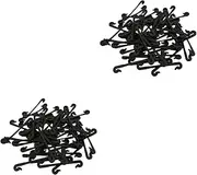 Toddmomy 2sets 50pcs Plant Ties Clips for Vines Durable Plastic Garden Stolons Fixed Strapping Hooks for Greenhouse Easy to Operate and Bendable Garden Clips for Plant Support 50pcs*2
