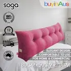 SOGA 180cm Pink Triangular Wedge Bed Pillow Headboard Tatami Cushion Decor