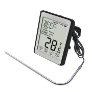 CH-210 Thri-Color Backlight Alarm BBQ Thermometer Probe Type Touch Screen Electronic Food Thermometer