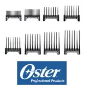 Oster 8 pc COMB Set for FAST FEED, SPEED LINE CLIPPER Blade Clip On Guide Guard